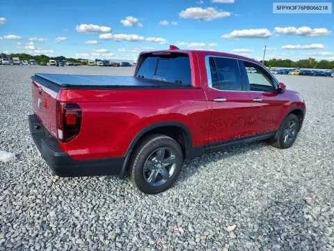 5FPYK3F76PB066218 — 2023 Honda Ridgeline, фото 3 с аукциона Copart, Боковая часть