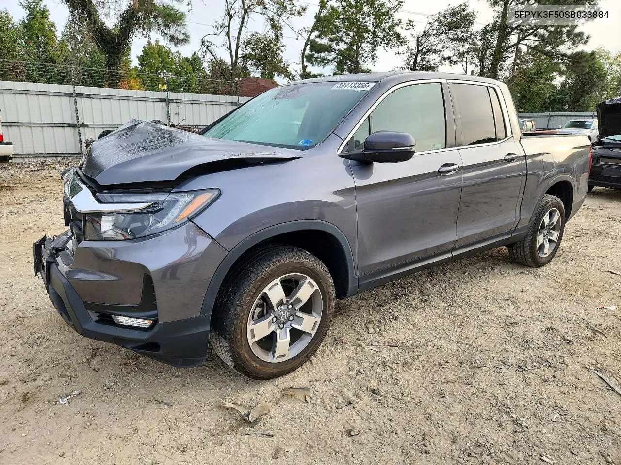 2025 Honda Ridgeline Rtl VIN 5FPYK3F50SB033884 фото 1