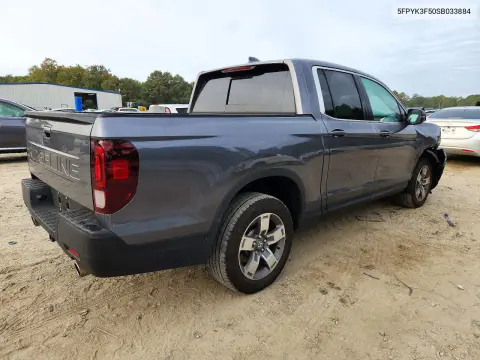 2025 Honda Ridgeline Rtl VIN 5FPYK3F50SB033884 фото 3