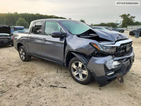 2025 Honda Ridgeline Rtl VIN 5FPYK3F50SB033884 фото 4