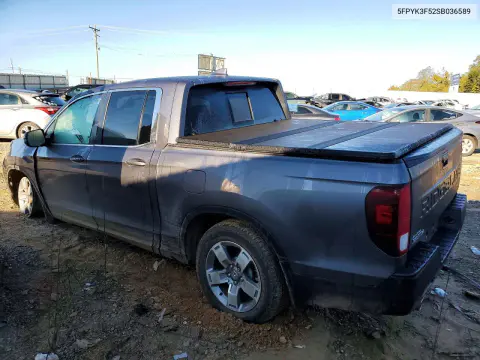 2025 Honda Ridgeline Rtl VIN 5FPYK3F52SB036589 фото 2