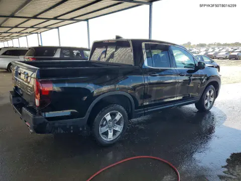 2026 Honda Ridgeline Rtl VIN 5FPYK3F50TB016259 фото 3