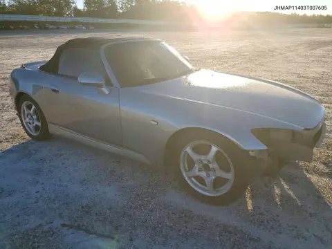 2003 Honda S2000 VIN JHMAP11403T007605 фото 4