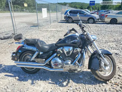 1HFSC49073A106203 — 2003 Honda Vtx, Повреждения со всех сторон, фото до ремонта