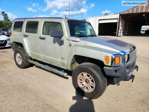 2007 Hummer H3 VIN 5GTDN13E978147311 фото 4