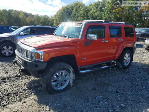 5GTEN13E598117195 — 2009 Hummer H3, Механические повреждения, фото до ремонта