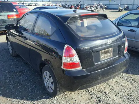 2008 HYUNDAI ACCENT GS VIN KMHCM36C58U086054 фото 3