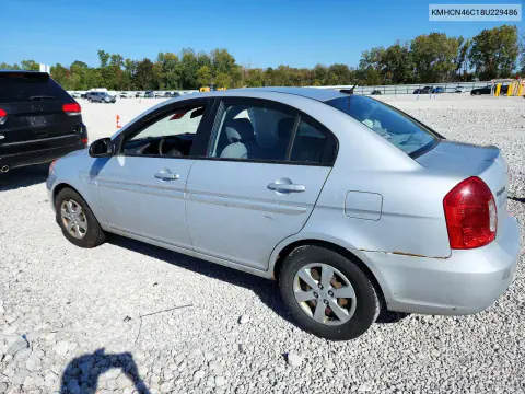 2008 Hyundai Accent Gls VIN KMHCN46C18U229486 фото 2