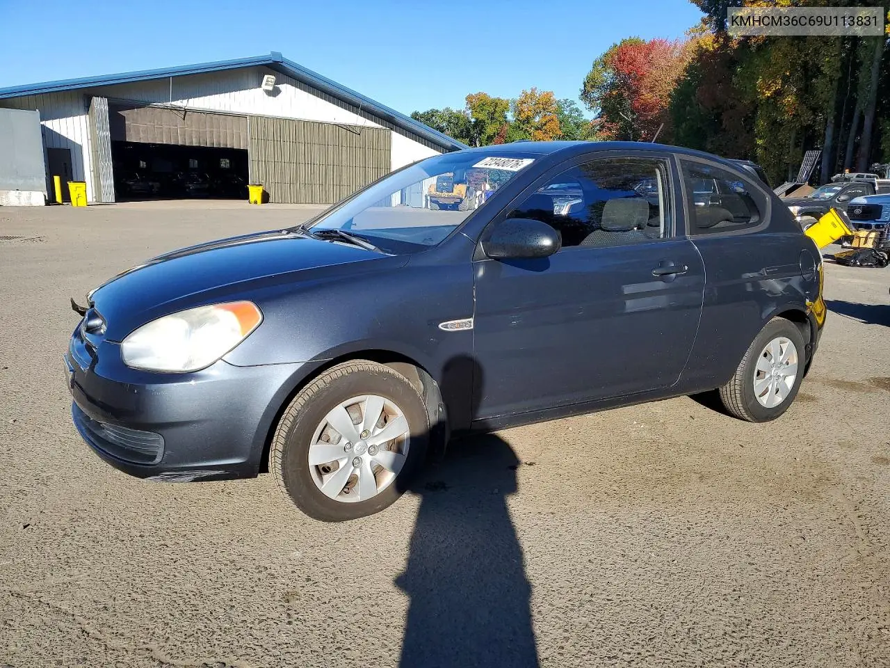 2009 Hyundai Accent Gs VIN KMHCM36C69U113831 фото 1