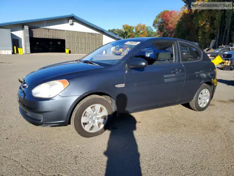 2009 Hyundai Accent Gs VIN KMHCM36C69U113831 фото 1