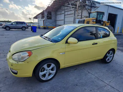 KMHCN36C59U125398 — 2009 Hyundai Accent, Передняя часть, фото до ремонта