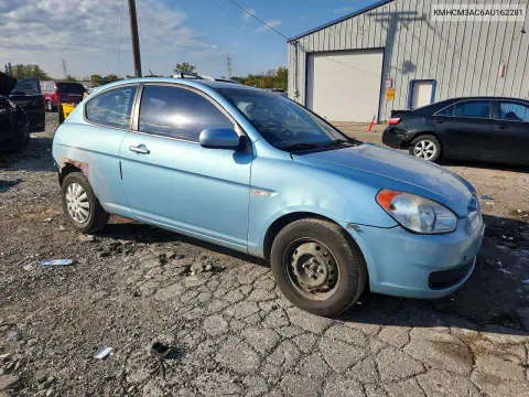 2010 Hyundai Accent Gs VIN KMHCM3AC6AU162281 фото 4