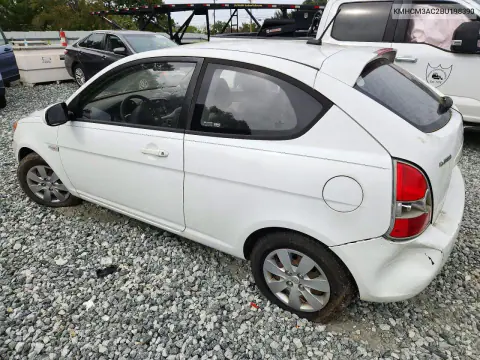 2011 Hyundai Accent Gs VIN KMHCM3AC2BU198390 фото 2