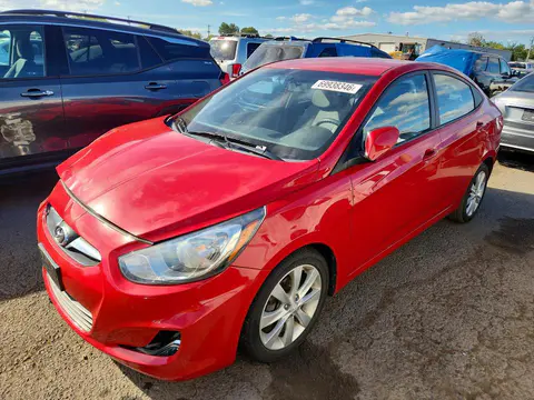 KMHCU4AEXCU080564 — 2012 Hyundai Accent, Передняя часть (Front End), фото до ремонта