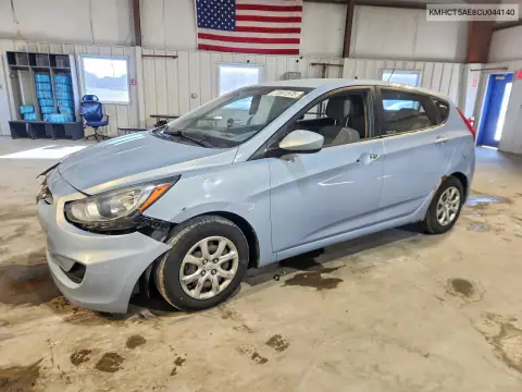 KMHCT5AE8CU044140 — 2012 Hyundai Accent, Передняя часть, фото до ремонта