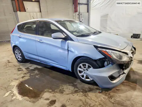 2012 Hyundai Accent Gs VIN KMHCT5AE8CU044140 фото 4