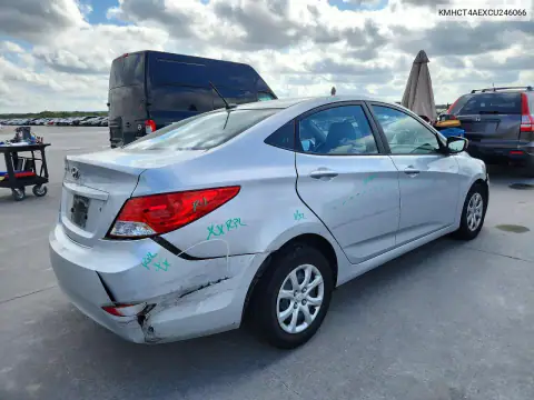 KMHCT4AEXCU246066 — 2012 Hyundai Accent, фото 3 с аукциона Copart, Передняя часть