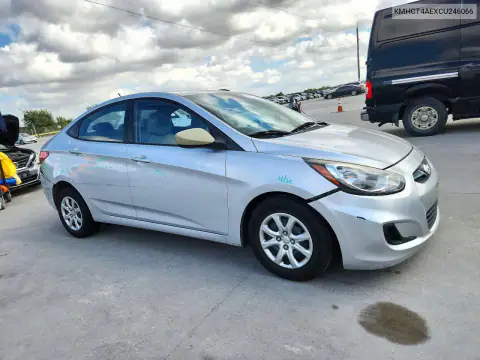 KMHCT4AEXCU246066 — 2012 Hyundai Accent, фото 4 с аукциона Copart, Передняя часть