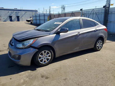 KMHCT4AE8DU523864 — 2013 Hyundai Accent, Передняя часть (Front End), фото до ремонта