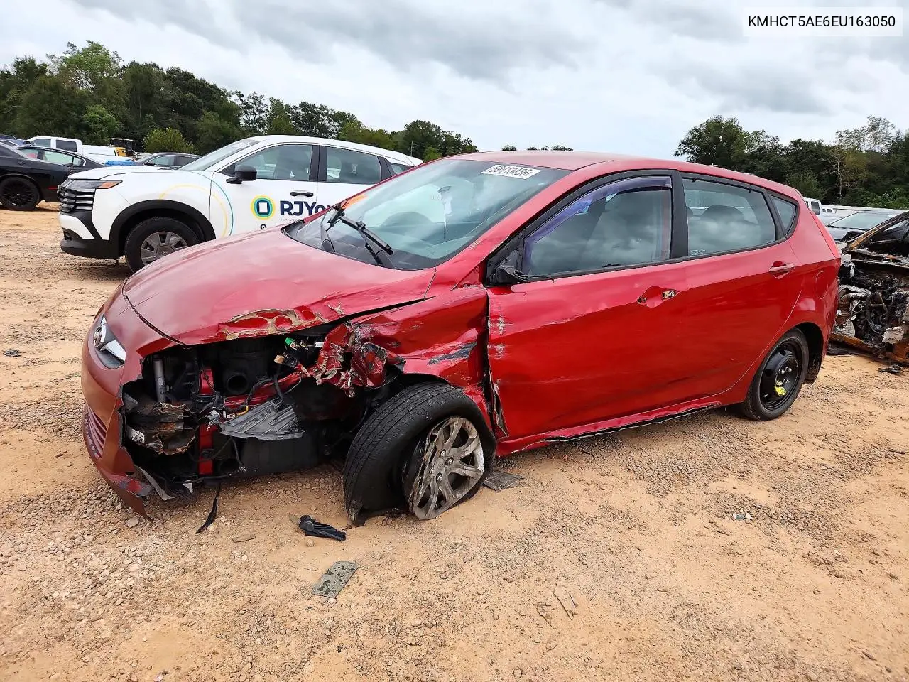 2014 Hyundai Accent Gs VIN KMHCT5AE6EU163050 фото 1