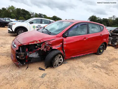 KMHCT5AE6EU163050 — 2014 Hyundai Accent, Передняя часть, фото до ремонта