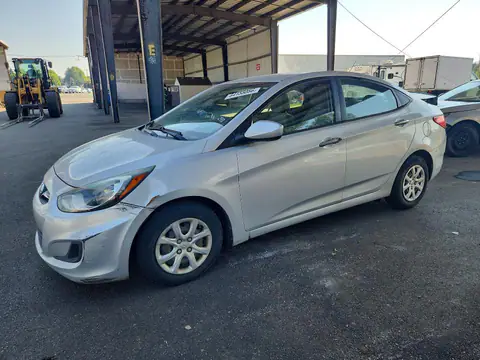 KMHCT4AE2EU672448 — 2014 Hyundai Accent, Задняя часть (Rear End), фото до ремонта