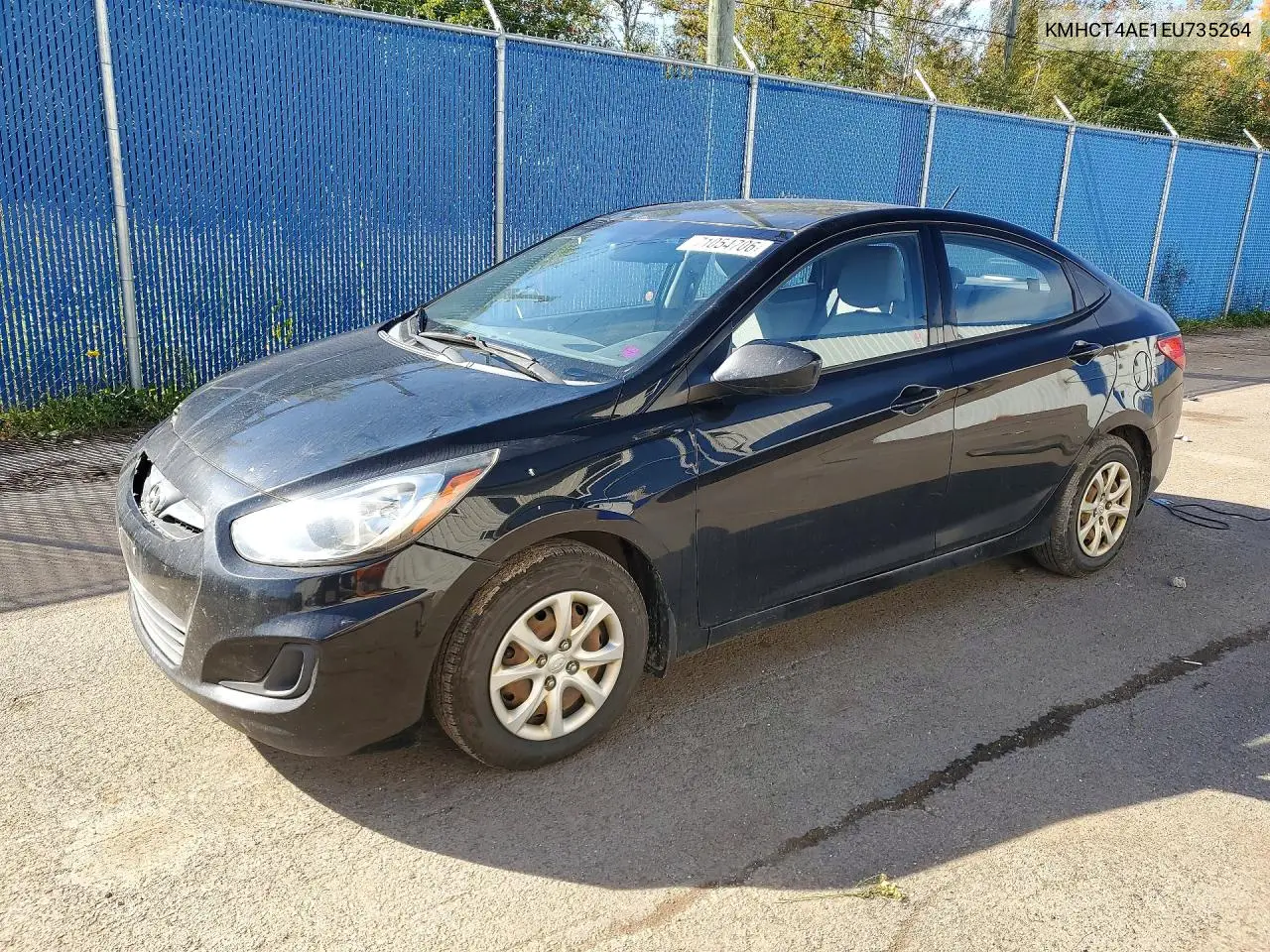 2014 Hyundai Accent Gls VIN KMHCT4AE1EU735264 фото 1