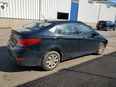 2014 Hyundai Accent Gls VIN KMHCT4AE1EU735264 фото 3