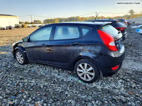 2014 Hyundai Accent Se VIN KMHCU5AE4EU175288 фото 2