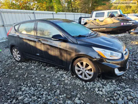 2014 Hyundai Accent Se VIN KMHCU5AE4EU175288 фото 4
