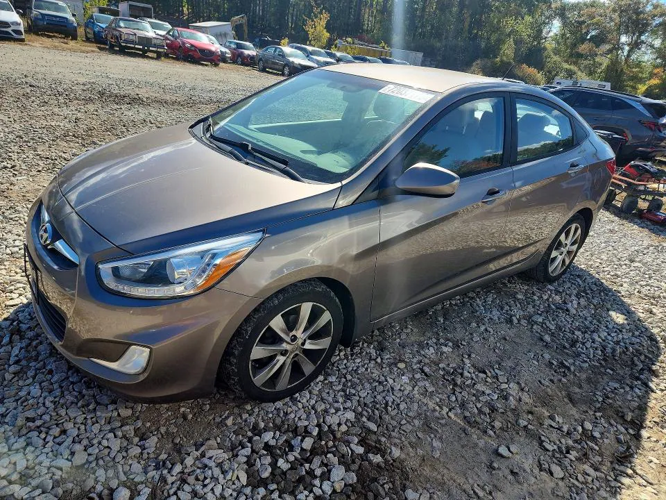 2014 HYUNDAI ACCENT VIN KMHCU4AE6EU590087 фото 1