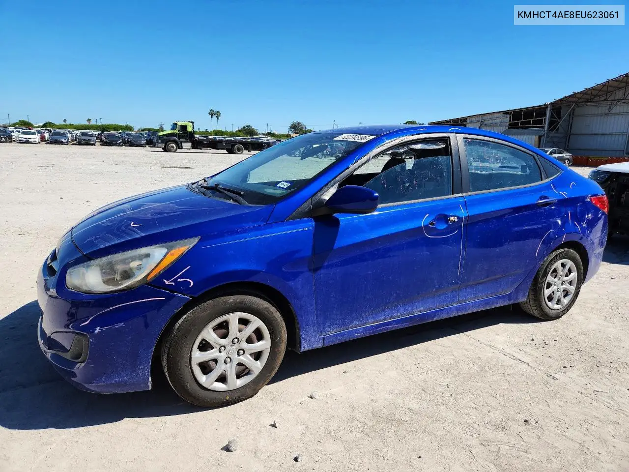 2014 Hyundai Accent Gls VIN KMHCT4AE8EU623061 фото 1