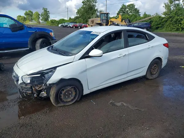KMHCT4AE1GU088108 — 2016 Hyundai Accent, Передняя часть (Front End), фото до ремонта