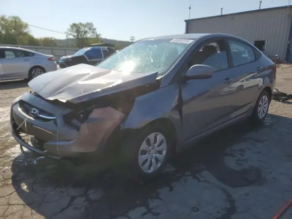 KMHCT4AE0GU156236 — 2016 Hyundai Accent, Передняя часть (Front End), фото до ремонта