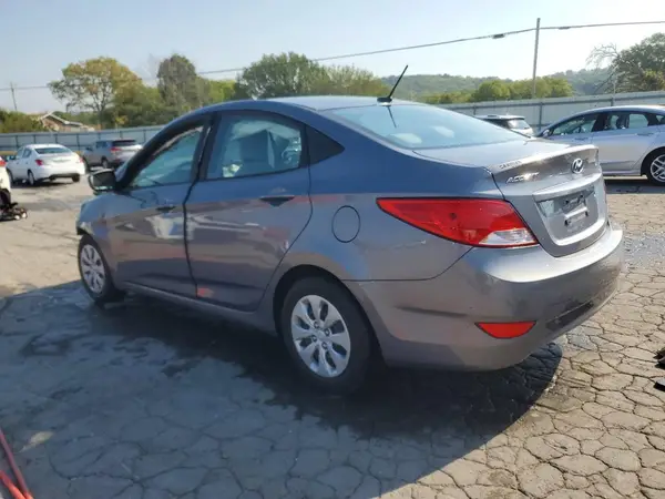 KMHCT4AE0GU156236 — 2016 Hyundai Accent, фото 2 с аукциона Copart, Передняя часть