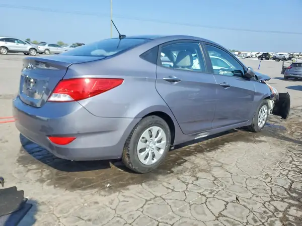 KMHCT4AE0GU156236 — 2016 Hyundai Accent, фото 3 с аукциона Copart, Передняя часть