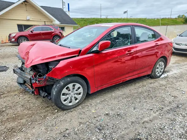 KMHCT4AE1GU122564 — 2016 Hyundai Accent, Передняя часть (Front End), фото до ремонта