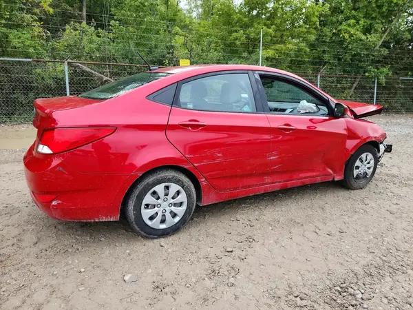 KMHCT4AE1GU122564 — 2016 Hyundai Accent, фото 3 с аукциона Copart, Передняя часть