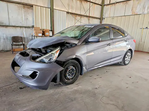 KMHCT4AE7GU078098 — 2016 Hyundai Accent, Передняя часть, фото до ремонта
