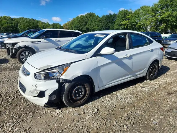 KMHCT4AE4GU081640 — 2016 Hyundai Accent, Передняя часть (Front End), фото до ремонта