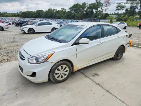 KMHCT4AE4GU101868 — 2016 Hyundai Accent, Задняя часть, фото до ремонта