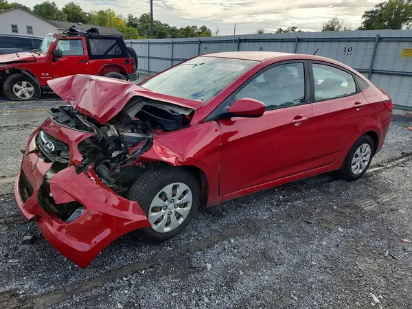 KMHCT4AE4GU956490 — 2016 Hyundai Accent, Передняя часть (Front End), фото до ремонта