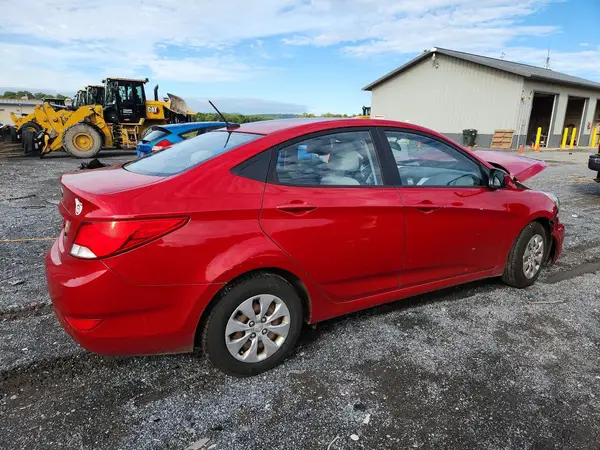 KMHCT4AE4GU956490 — 2016 Hyundai Accent, фото 3 с аукциона Copart, Передняя часть