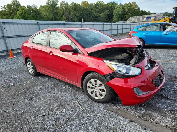 KMHCT4AE4GU956490 — 2016 Hyundai Accent, фото 4 с аукциона Copart, Передняя часть