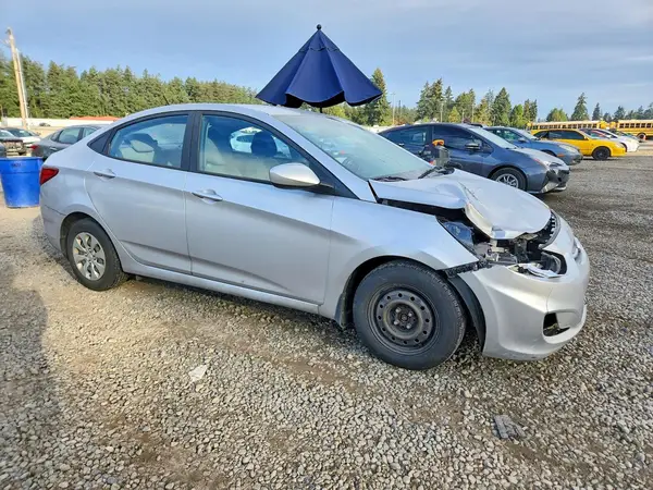 KMHCT4AEXGU118416 — 2016 Hyundai Accent, фото 4 с аукциона Copart 29.09.2026, Передняя часть