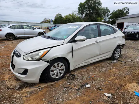KMHCT4AE9GU943301 — 2016 Hyundai Accent, Задняя часть, фото до ремонта