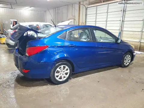 KMHCT4AE8GU029377 — 2016 Hyundai Accent, фото 3 с аукциона Copart, Задняя часть