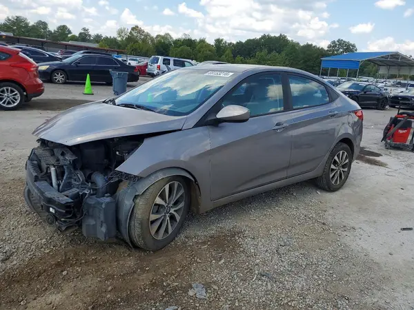 KMHCT4AE7HU374935 — 2017 Hyundai Accent, Передняя часть (Front End), фото до ремонта