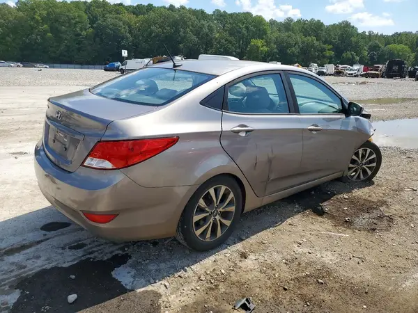 KMHCT4AE7HU374935 — 2017 Hyundai Accent, фото 3 с аукциона Copart, Передняя часть