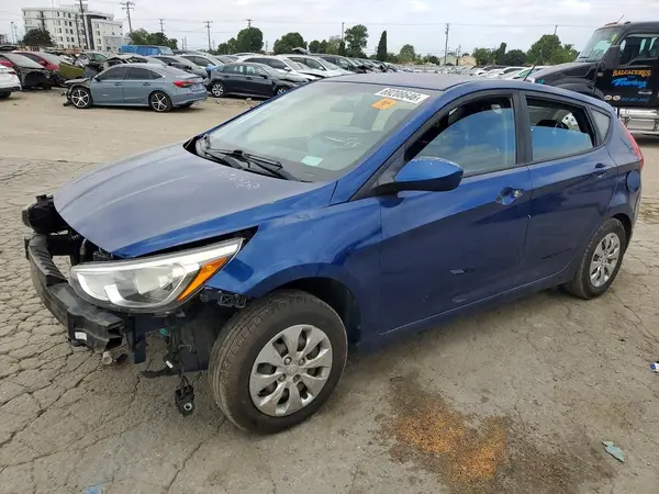 KMHCT5AE1HU343671 — 2017 Hyundai Accent, Разукомплектован (Stripped), фото до ремонта